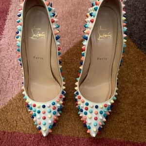 Christian Loubotin Pigalle Spikes Multicolor 120 Gomme.